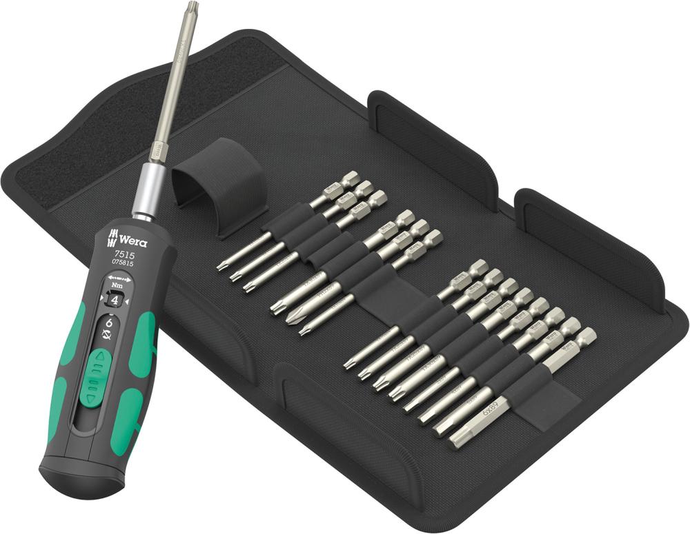 Tournevis dynamométrique jeu 16 pièces Universal Safe-Torque Speed