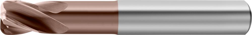 Fraise torique c.m. 8,0mm D4 ER1,5mm Perrox type H norme d'usine courte G-Mold 65T 