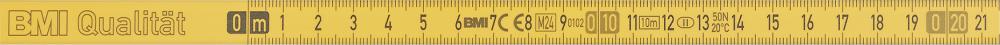 Mètre-ruban à boîtier polyamide 20mx13mm début de mesure A Flextop