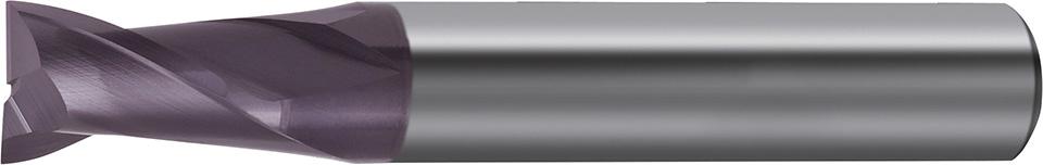 Fraise courte DIN6527 carbure monobloc D2 queueHA 14mm 