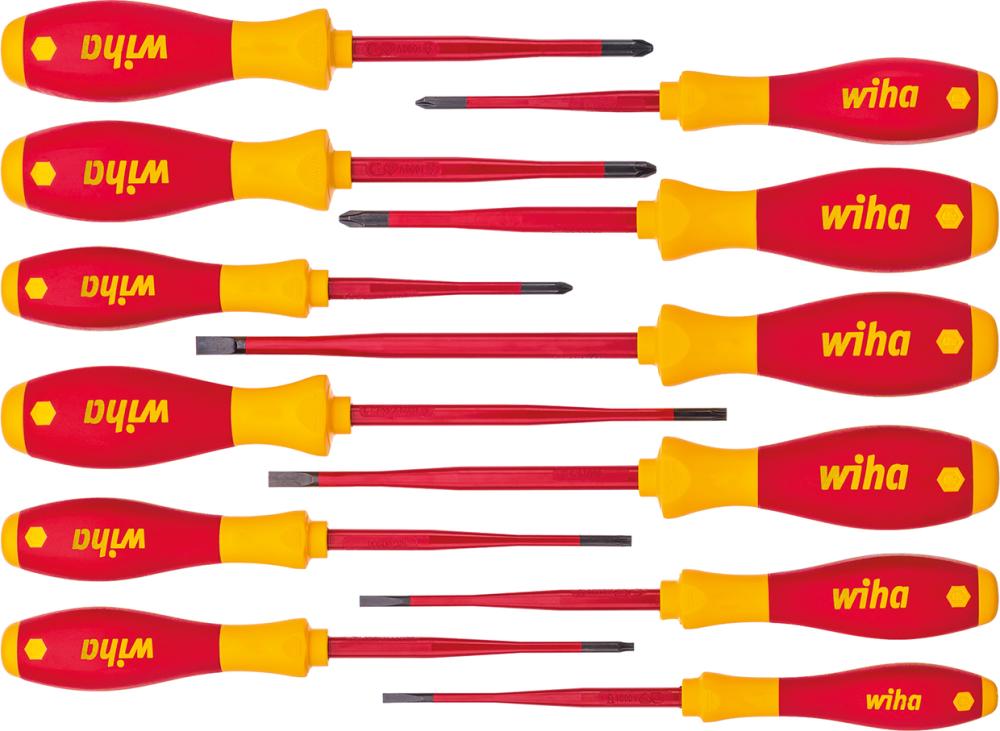 Jeu de tournevis VDE 12pcs. slimFix