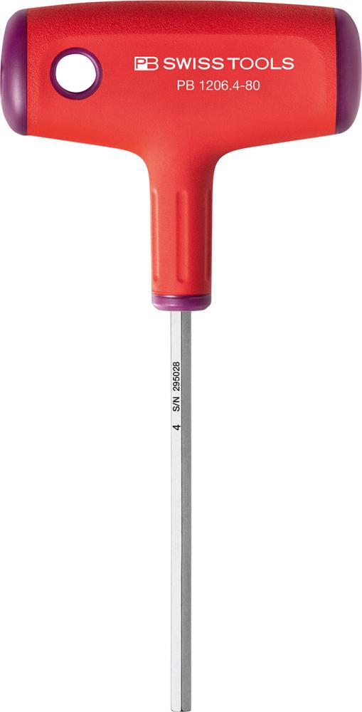 Tournevis à poignée en T 4x80mm