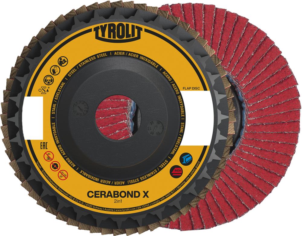Disque à lamelles CERABOND X 125mm CA-60 ond. 