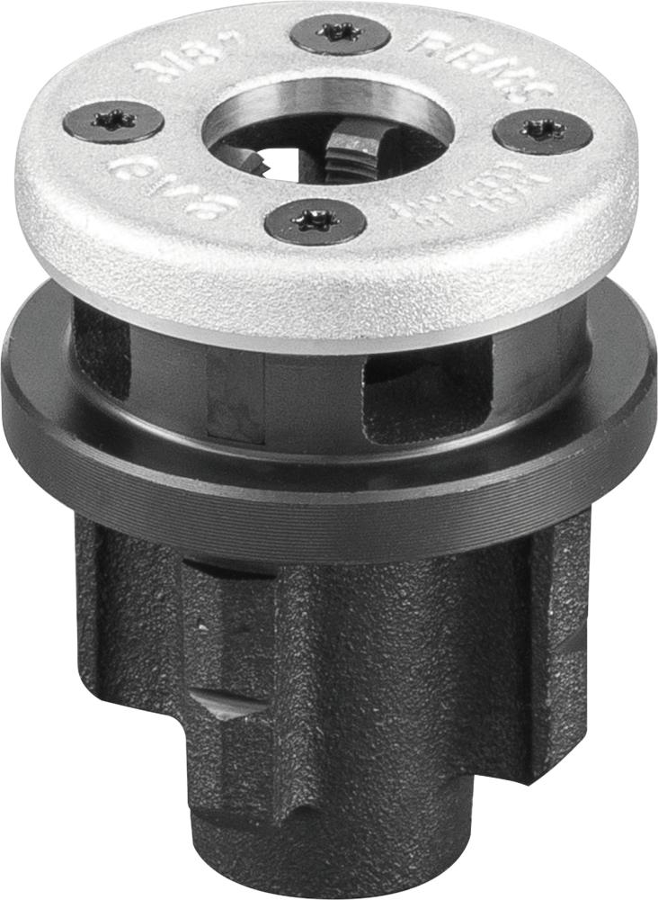 Tête de coupe à serrage rapide R 3/8  Filetage gaz R conique reISO 7-1, EN 10226 