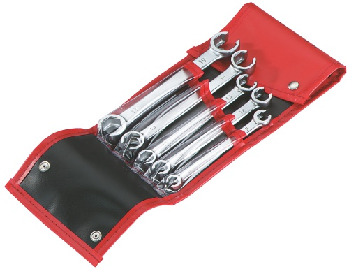 CLE POLYGONALE A TUYAUTER 6 PANS EN MM - TROUSSE DE 4