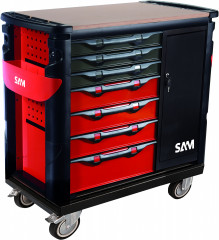 SERVANTE 41 XXL -7 TIROIRS AVEC ARMOIRE - PASSAGE DE VOIE