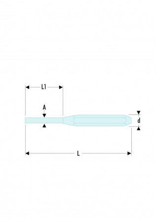 chasse-goupilles long 2mm