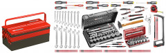 Sélection maintenance industrielle 96 outils - boîte métal 5 cases