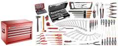 Sélection maintenance industrielle 165 outils - coffre 4 tiroirs