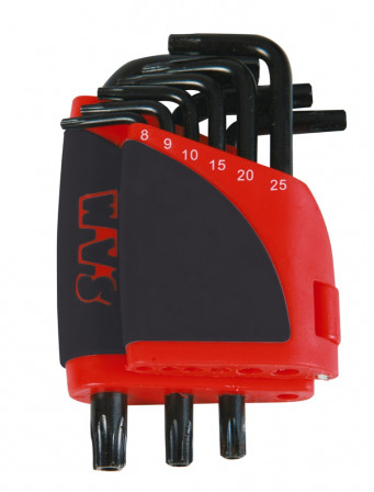 RATELIER 9 CLES MALES COURTES RESISTORX 8 A 40