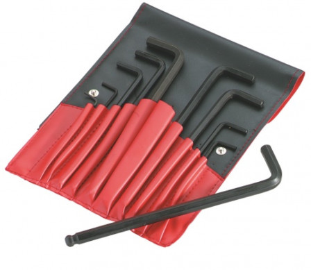 CLE MALE COURTE COUDEE 6 PANS EN MM - TROUSSE DE 10