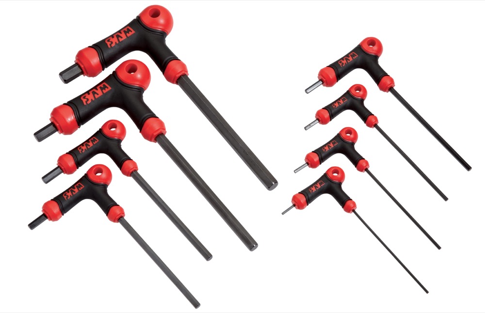 CLE MALE 6 PANS SPHERIQUE A POIGNEE - JEU DE 8