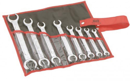 CLE POLYGONALE A TUYAUTER 12 PANS EN MM - TROUSSE DE 8