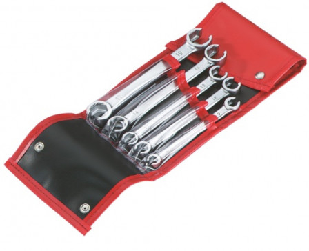 CLE POLYGONALE A TUYAUTER 6 PANS EN MM - TROUSSE DE 5