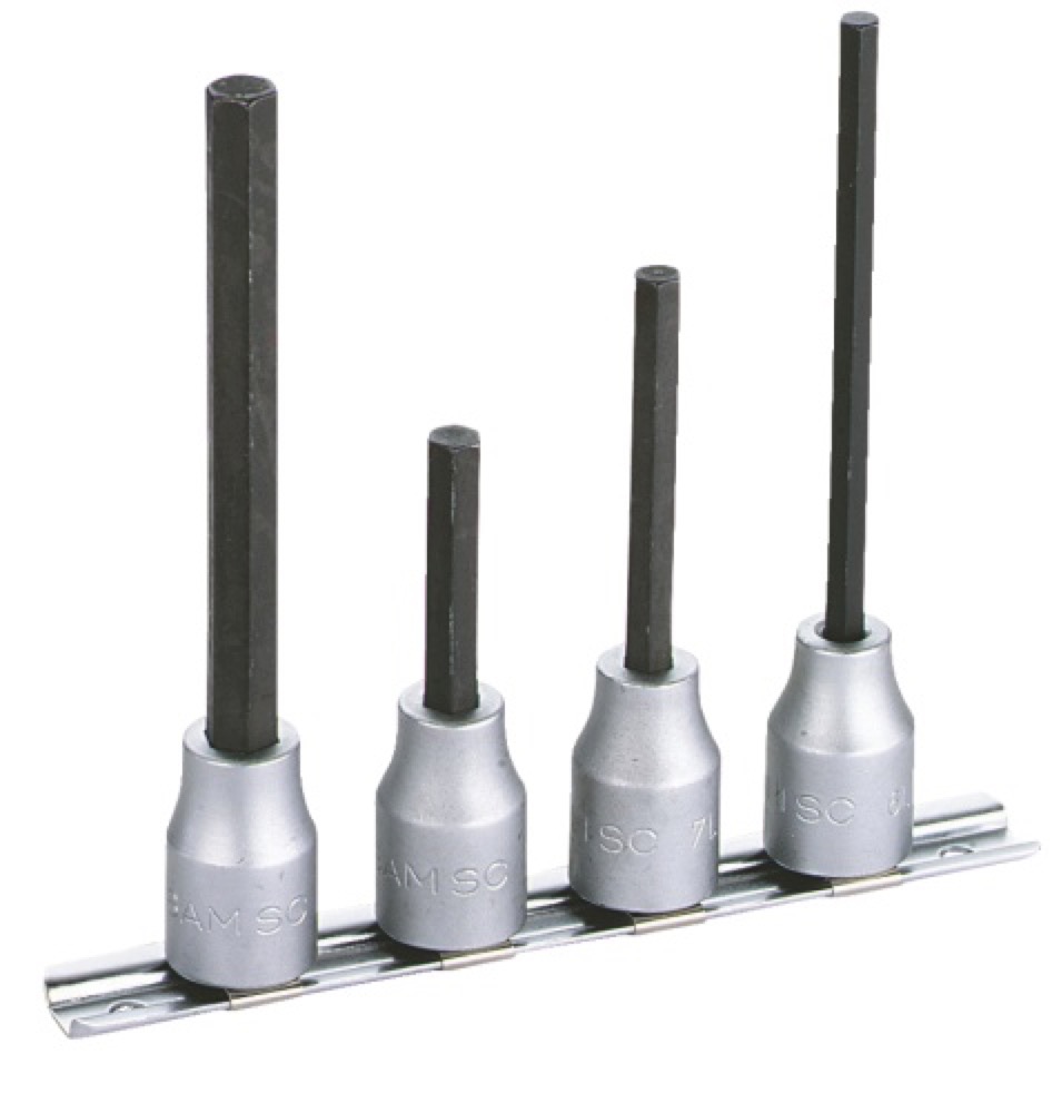 RACK 4 DOUILLES LONGUES 1/2'' 6 PANS CREUX