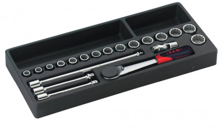MODULE ABS 1/3 DE 20 OUTILS 3/8'' EN MM