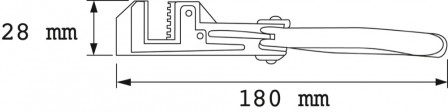 pince a denuder automatique a peigne