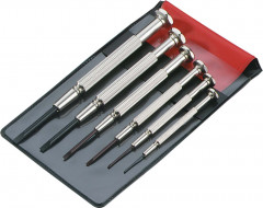 trousse 6 micro-tournevis fente