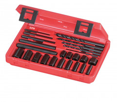 coffret d'extracteurs pour vis cassées
