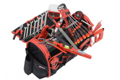 composition d'outils plombier en valise textile - 96 outils