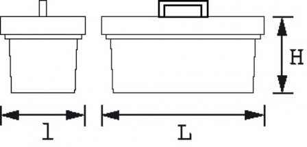 CAISSE A OUTILS METALLIQUE 5 CASES - VIDE