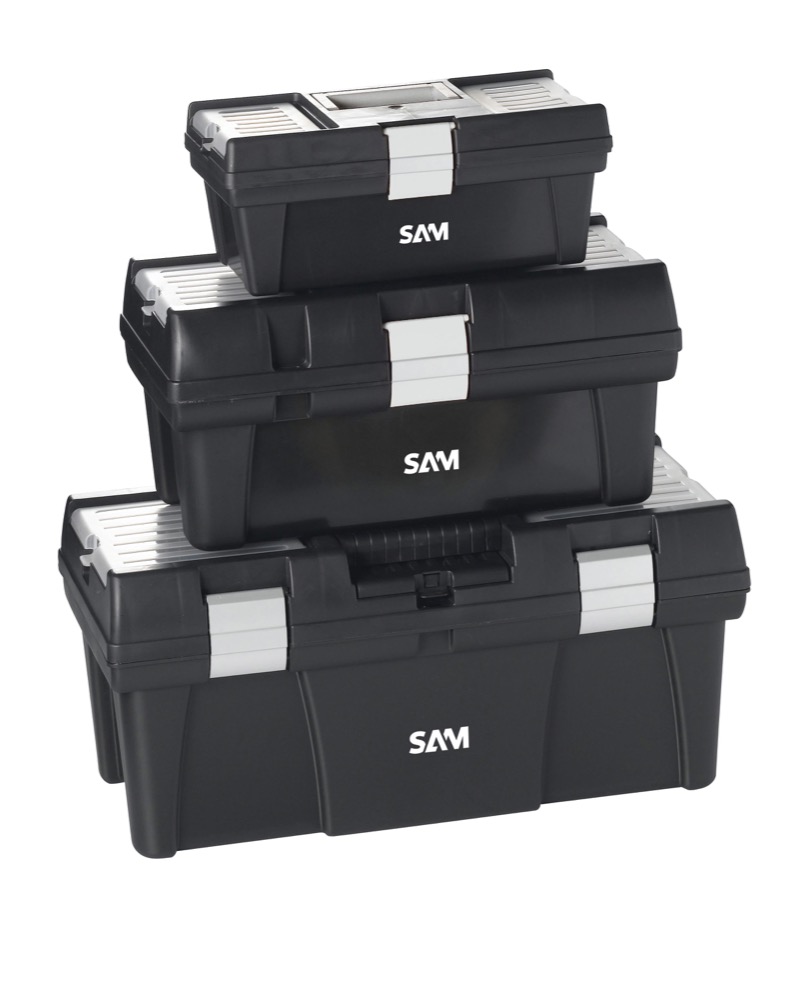 LOT DE 3 CAISSES A OUTILS EN PVC