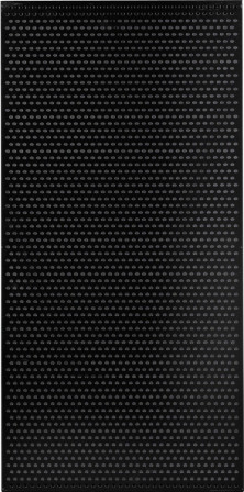 panneau uni noir perforé 1000 x 600 mm