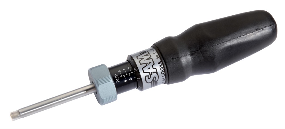 TOURNEVIS DYNAMOMETRIQUE DEBRAYABLE 1-6 NM CARRE 1/4''