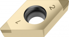 Plaquettes de tournage CBN – Rhombiques positives 55°