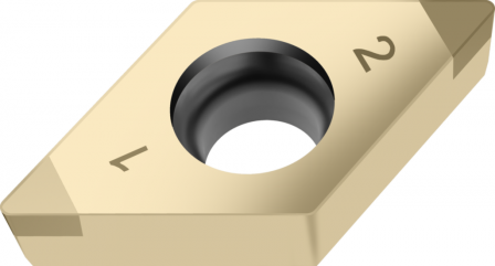 Plaquettes de tournage CBN – Rhombiques positives 55°