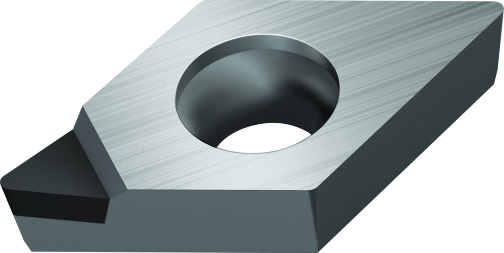 Plaquettes de tournage PCD – Rhombiques positives 55°