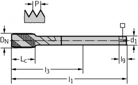 Tarauds machine HSS-E