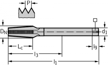 Tarauds machine HSS-E
