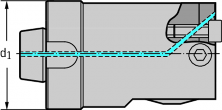 Outil d'alésage de finition – corps de base