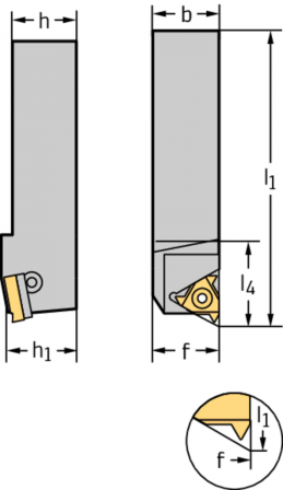 Outil à queue – Filetage extérieur