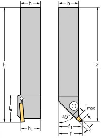 Outil à queue – universel 45° 6062483