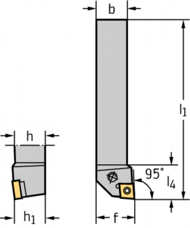 Porte-outils pour outils à queue – Serrage par levier