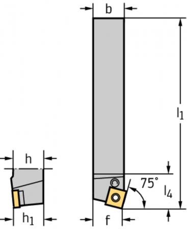 Porte-outils pour outils à queue – Serrage par levier