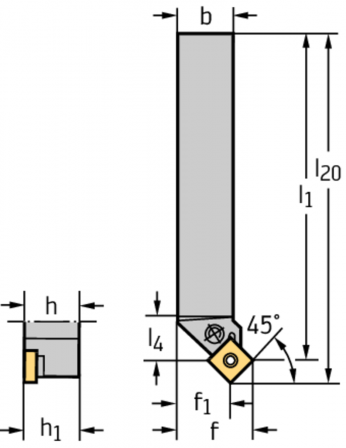 Porte-outils pour outils à queue – Serrage par levier
