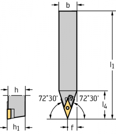 Porte-outils pour outils à queue – Serrage par levier