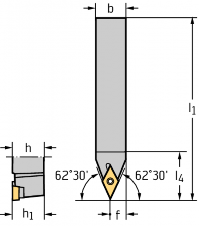 Porte-outil pour outils à queue – Serrage par vis