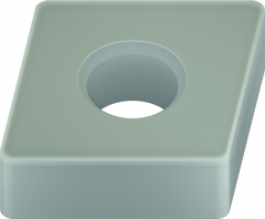 Plaquettes de tournage Céramique – Rhombiques négatives 80°