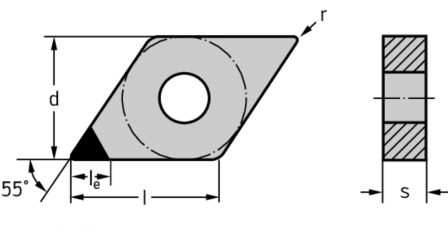 CBN – Rhombiques négatives 55° 5202103
