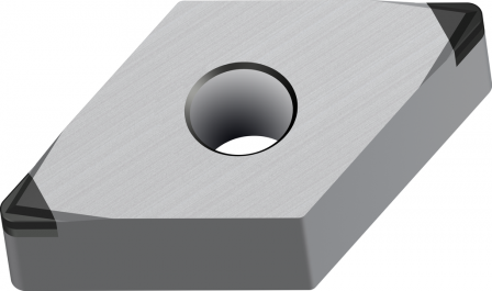 Plaquettes de tournage CBN – Rhombiques négatives 55°