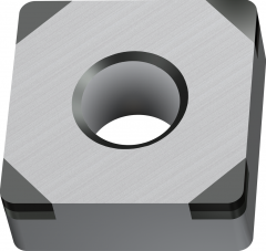 Plaquettes de tournage CBN – Carrées négatives