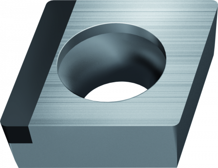 Plaquettes de tournage PCD – Rhombiques positives 80°