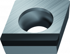 Plaquettes de tournage PCD – Rhombiques positives 80°