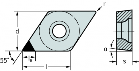 CBN – Rhombiques positives 55° 5202136