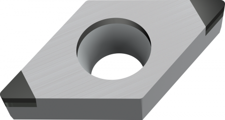 Plaquettes de tournage CBN – Rhombiques positives 55°