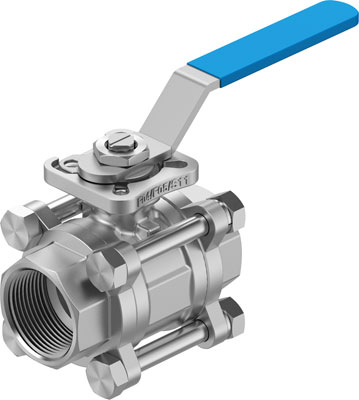 robinet à boisseau sphérique VZBE-11/4-T-63-T-2-F0405-M-V15V15